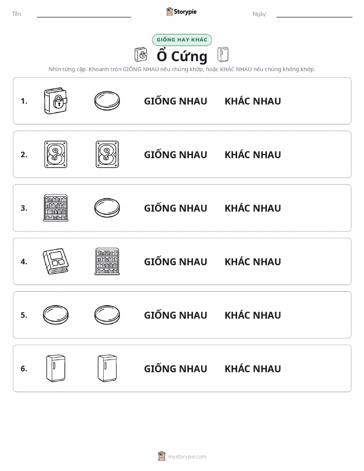 Giống Hay Khác