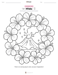 Hi'iaka printable worksheet preview