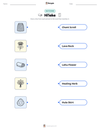 Hi'iaka printable worksheet preview