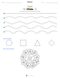 Hi'iaka printable worksheet preview