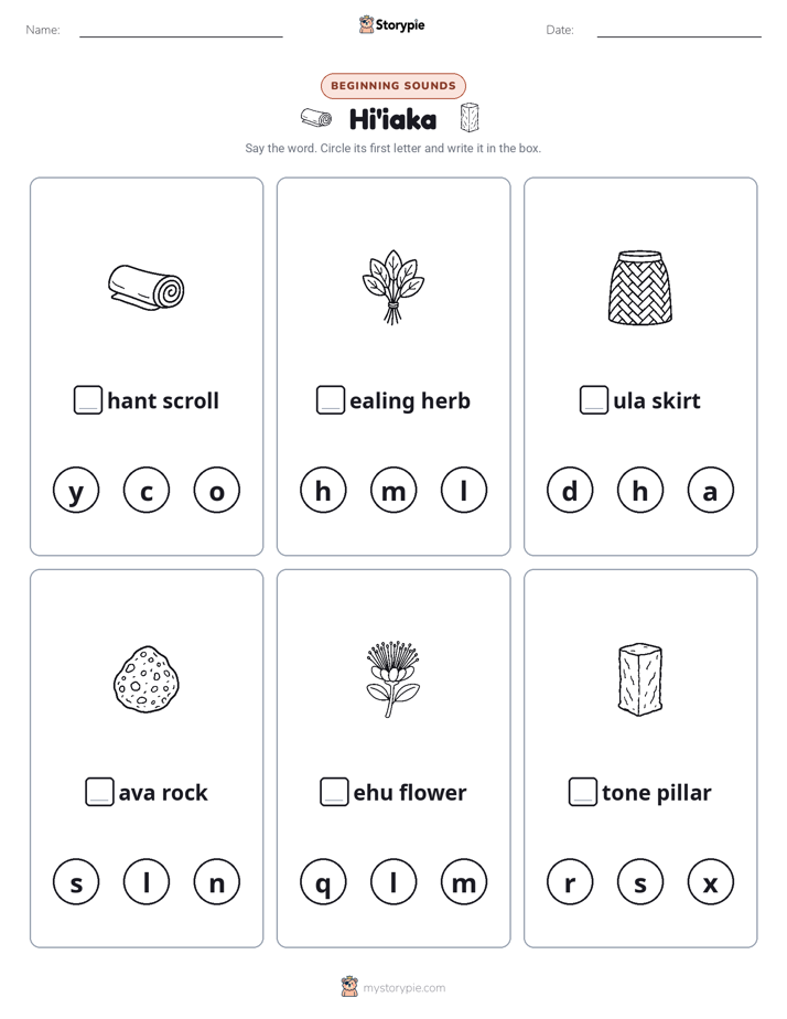 Beginning Sounds
