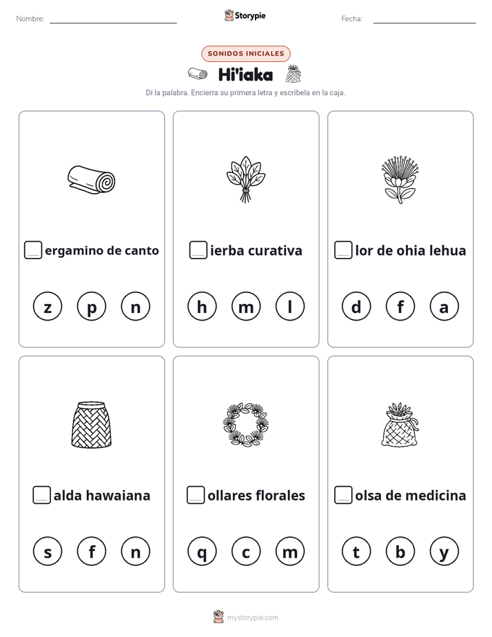 Sonidos Iniciales