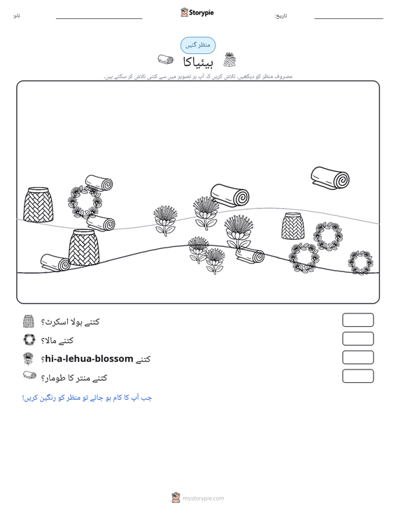 گنتی کا منظر