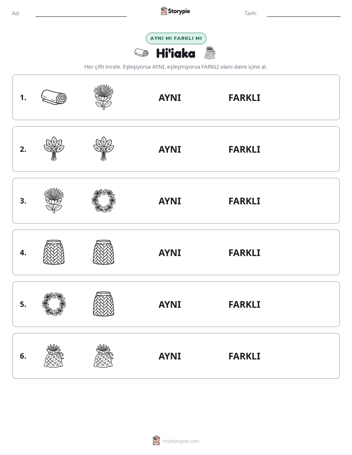 Aynı mı Farklı mı