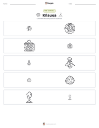 Kīlauea printable worksheet preview