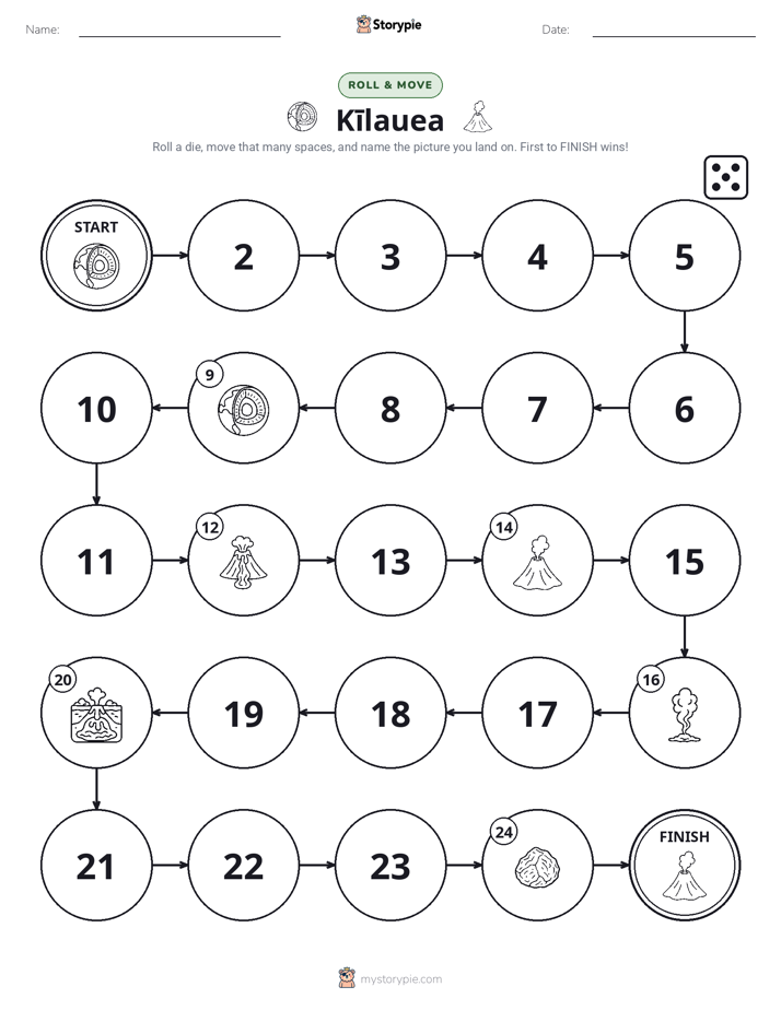 Roll & Move Game