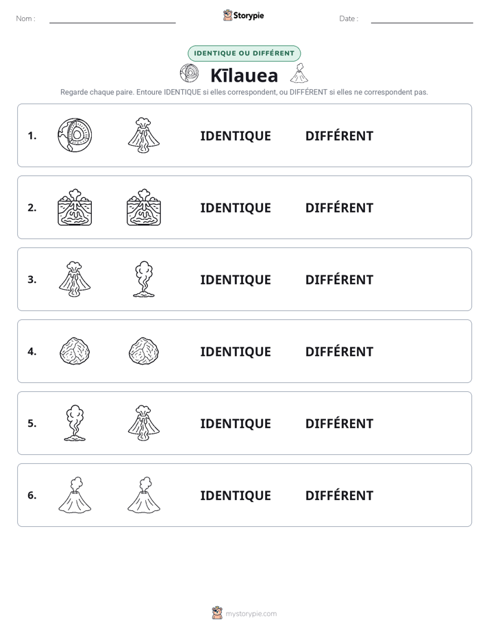 Identique ou Différent