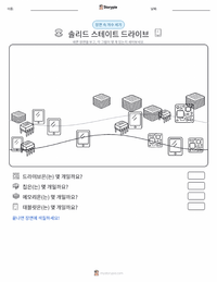 솔리드 스테이트 드라이브 인쇄 가능한 워크시트 미리보기