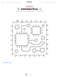Solid State Drive printable worksheet preview