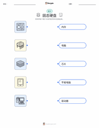 固态硬盘 可打印工作表预览