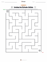 Vista previa de la hoja de trabajo imprimible de Unidad de Estado Sólido