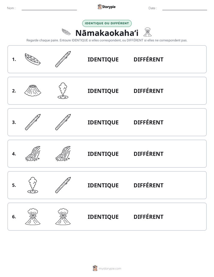 Identique ou Différent