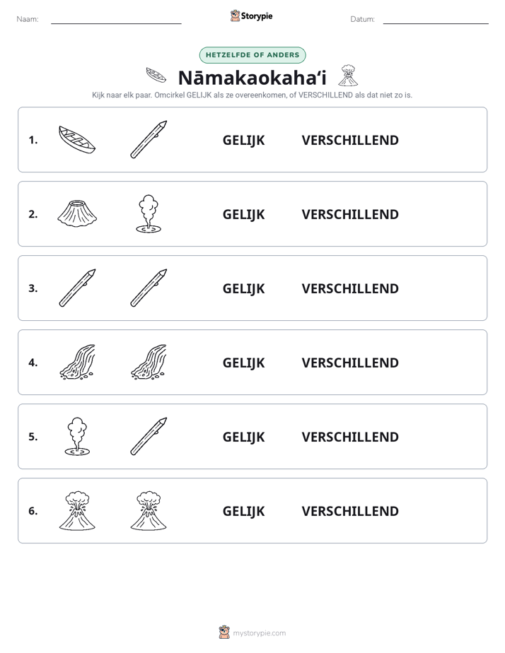 Zelfde of Verschillend