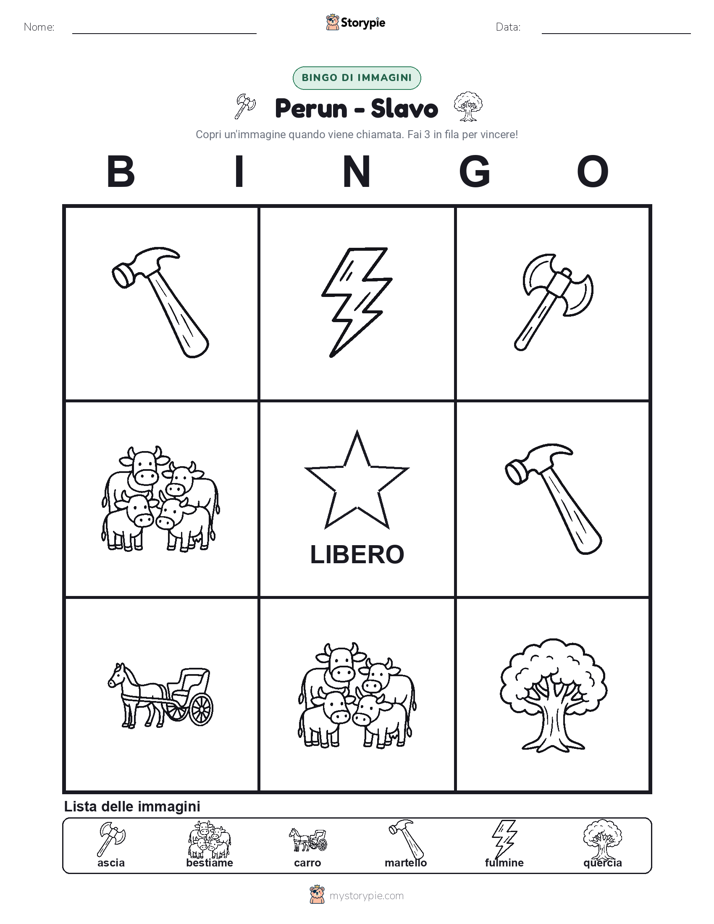 Bingo delle Immagini