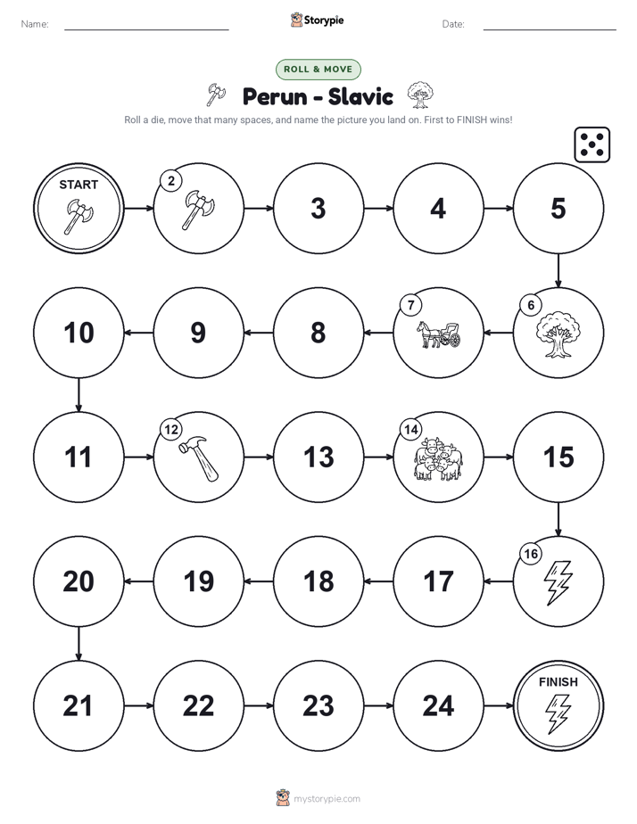 Roll & Move Game