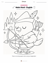 Robin Hood - English printable worksheet preview