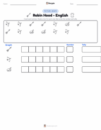 Robin Hood - English printable worksheet preview