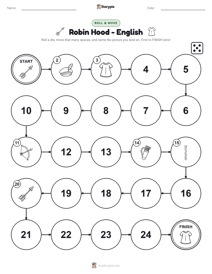 Roll & Move Game