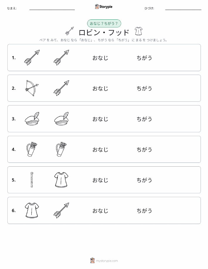 同じか違うか