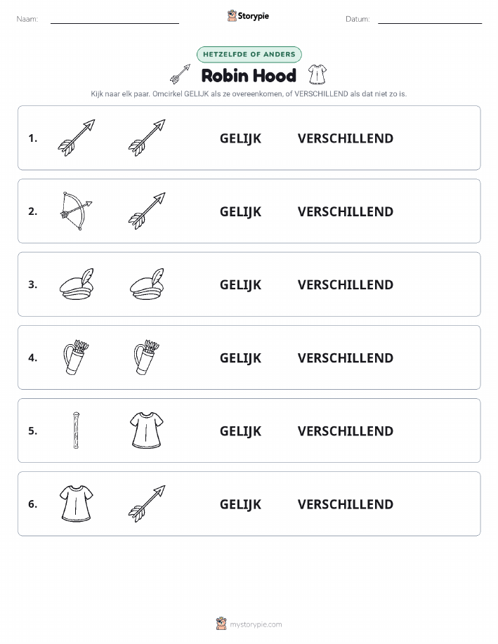 Zelfde of Verschillend