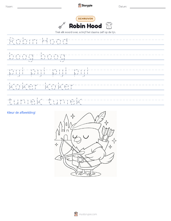 Schrijf Oefening
