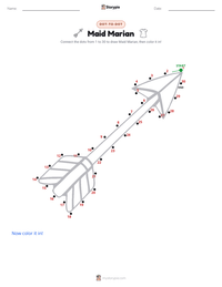 Maid Marian printable worksheet preview
