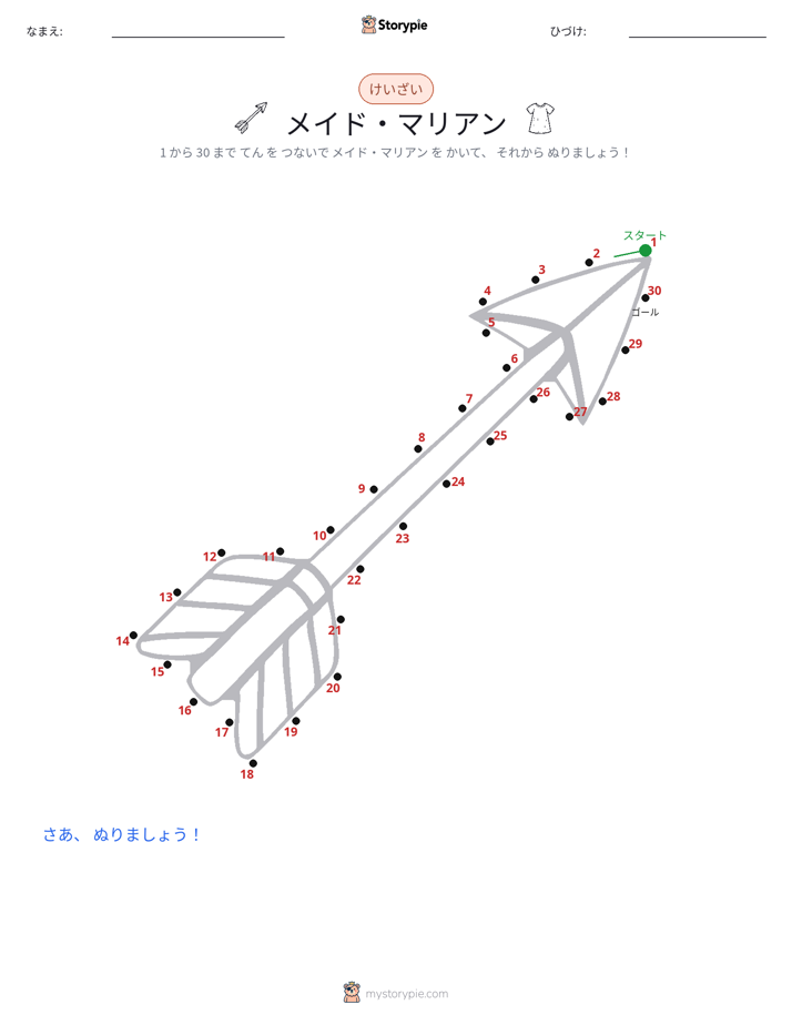 点つなぎ