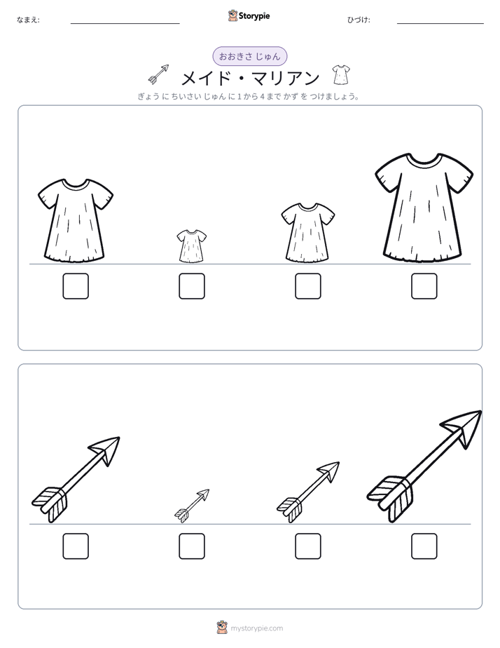 サイズ順