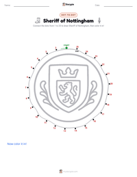 Sheriff of Nottingham printable worksheet preview