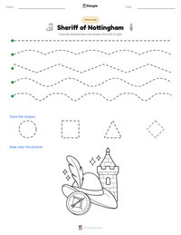 Sheriff of Nottingham printable worksheet preview