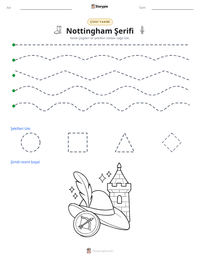 Nottingham Şerifi yazdırılabilir çalışma sayfası önizlemesi