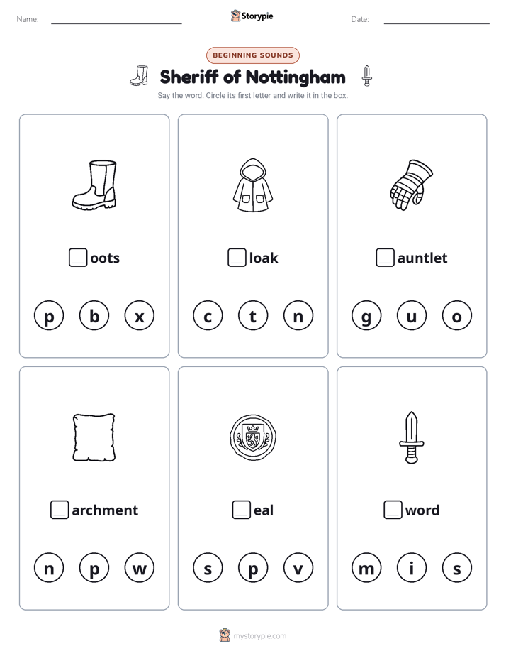 Beginning Sounds