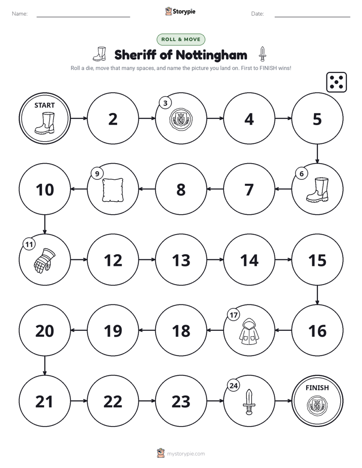 Roll & Move Game