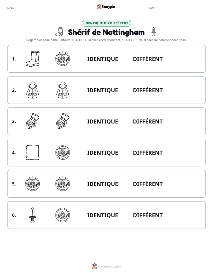 Identique ou Différent