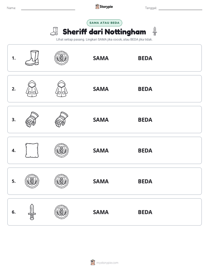 Sama atau Berbeda
