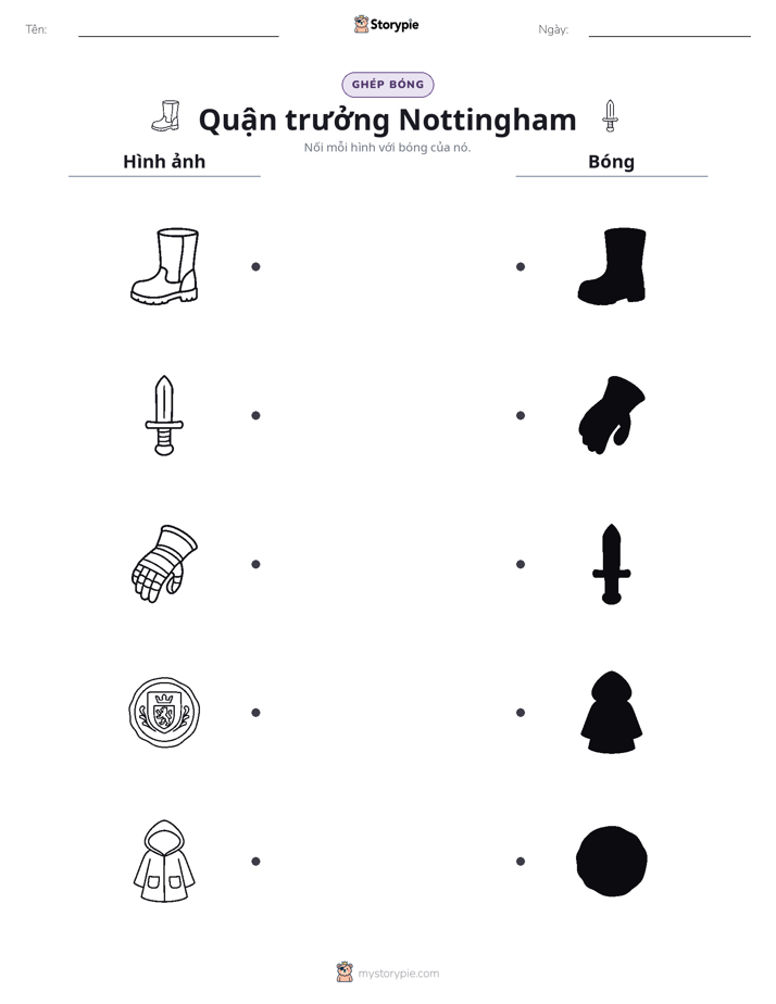 Ghép Hình Bóng