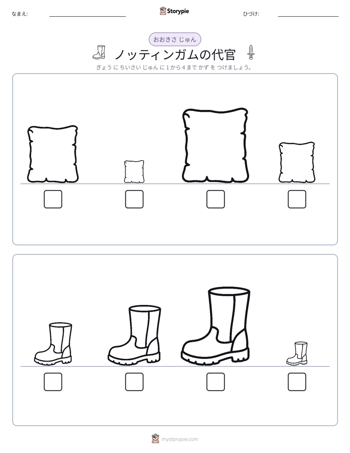 サイズ順