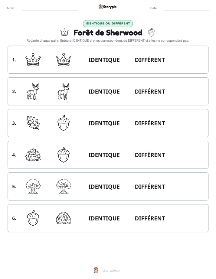 Identique ou Différent