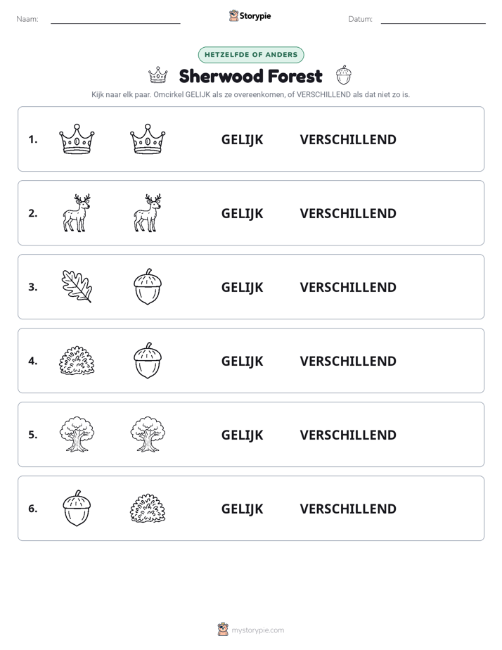 Zelfde of Verschillend