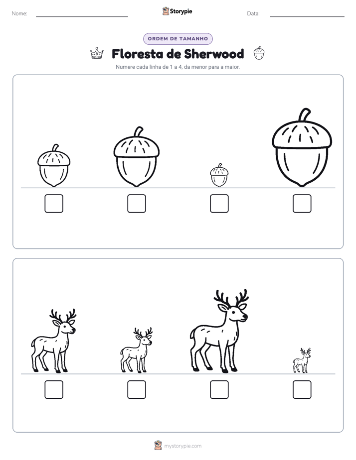 Ordem de Tamanho