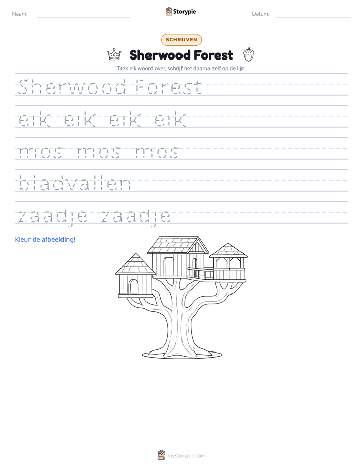 Schrijf Oefening