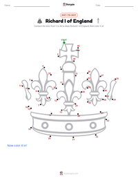 Richard I of England printable worksheet preview