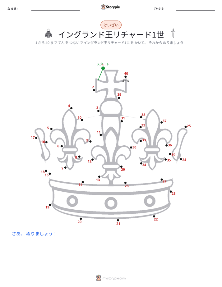 点つなぎ