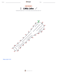Little John printable worksheet preview