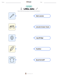 Little John printable worksheet preview