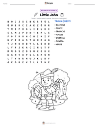 Anteprima della scheda stampabile di Little John
