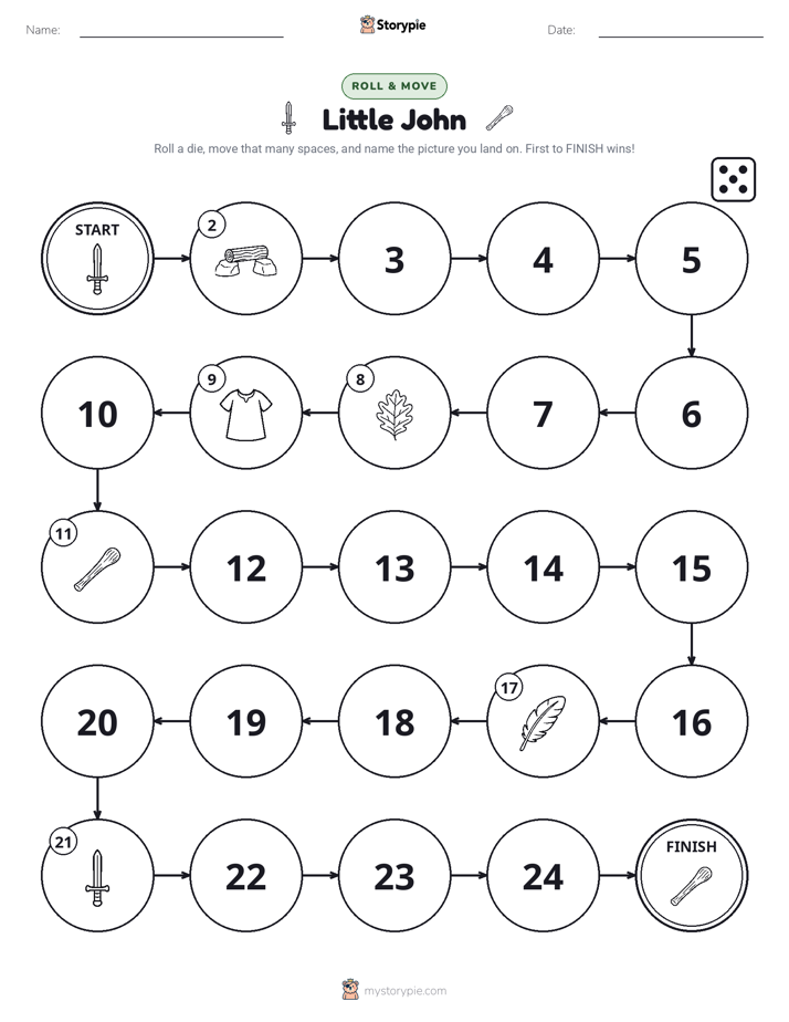 Roll & Move Game