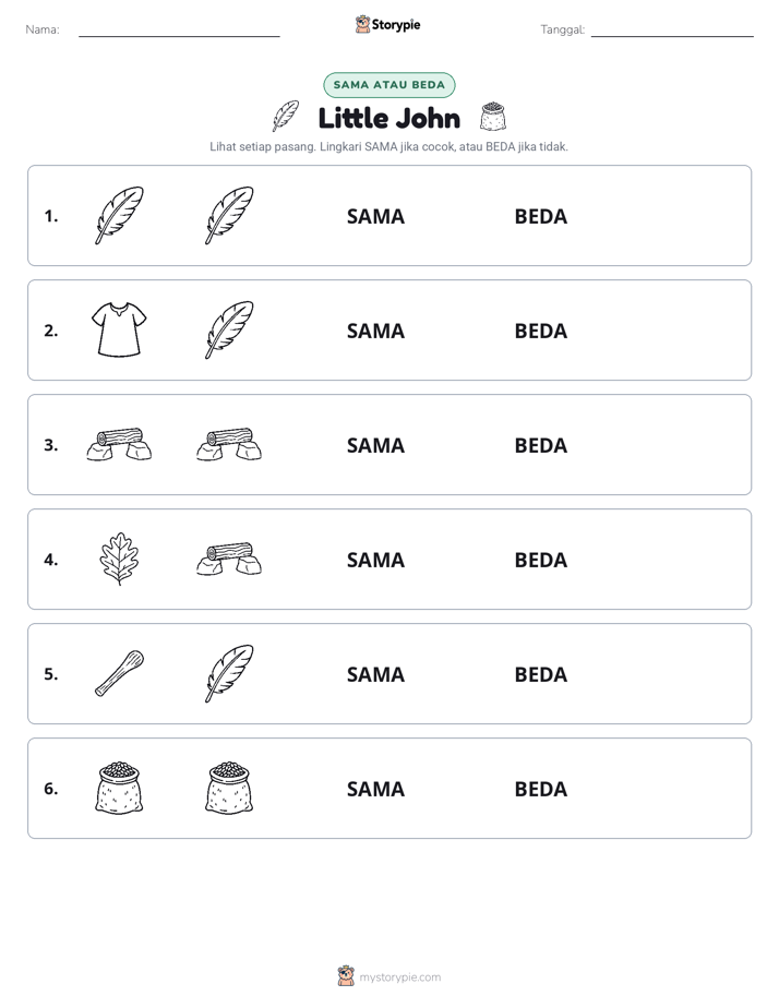 Sama atau Berbeda