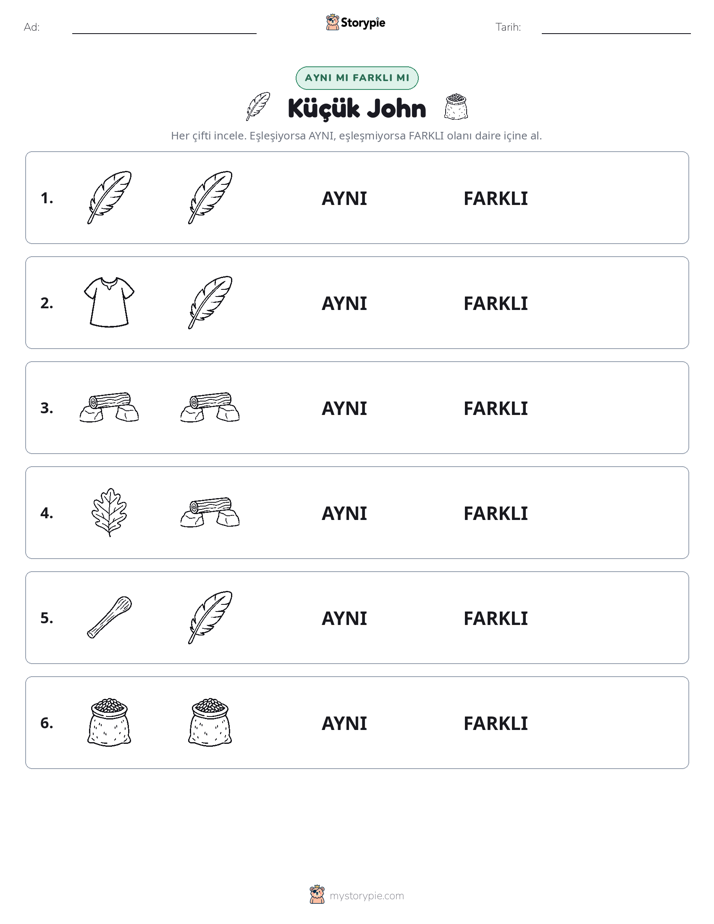 Aynı mı Farklı mı