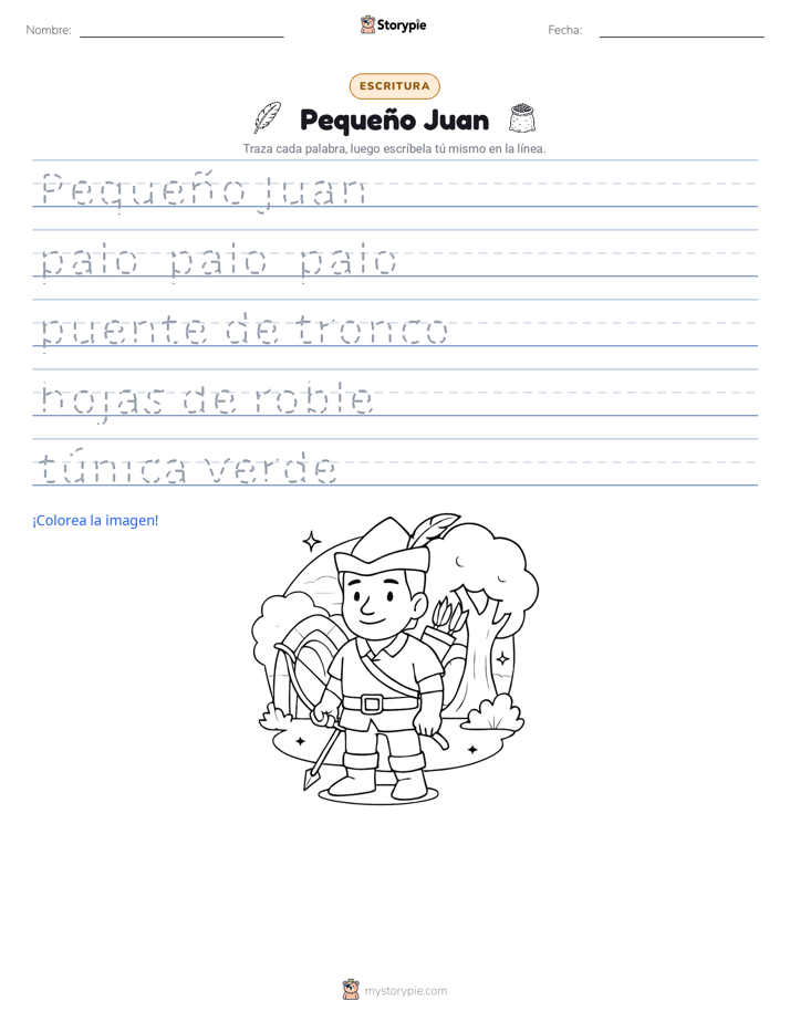 Práctica de Escritura